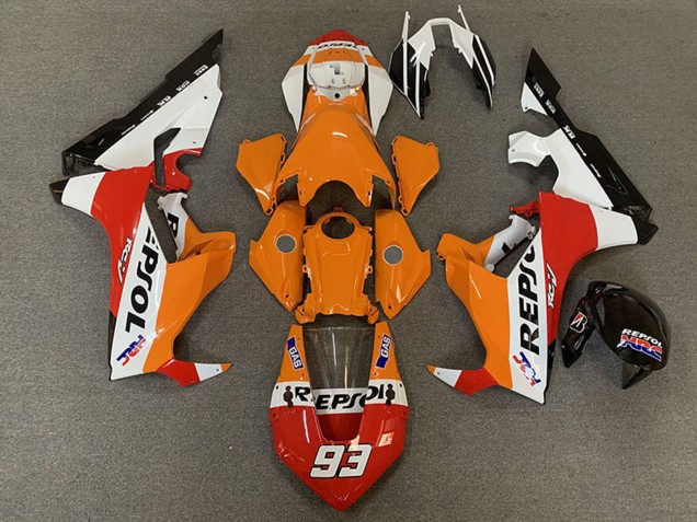 2017-2023 White Orange Red Black Racing Repsol 93 Honda CBR1000RR Motorcycle Fairings Canada