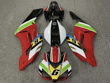 2004-2005 White Red Green Yellow Glossy Black 6 Honda CBR1000RR Motorcycle Fairings Canada