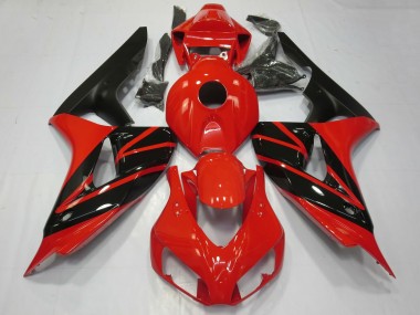 2006-2007 Red Glossy Black Matte Black Honda CBR1000RR Motorcycle Fairings Canada