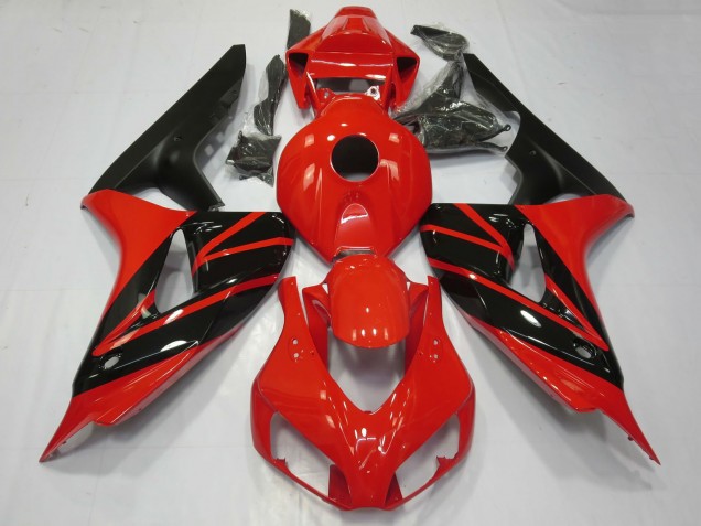 2006-2007 Red Glossy Black Matte Black Honda CBR1000RR Motorcycle Fairings Canada