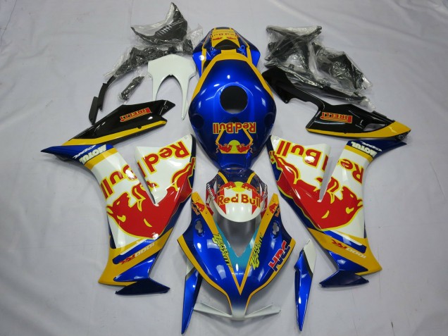 2012-2016 White Blue Yellow Red Bull Honda CBR1000RR Motorcycle Fairings Canada