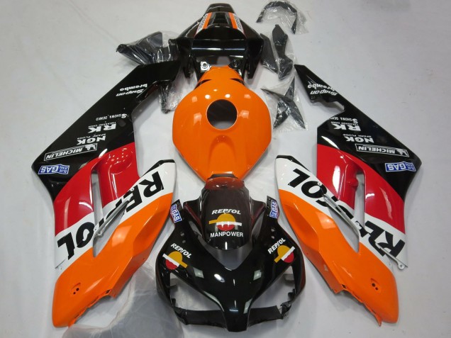 2004-2005 Orange White Red Glossy Black Repsol Honda CBR1000RR Motorcycle Fairing Canada