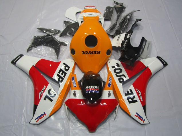 2008-2011 Orange White Red Glossy Black Repsol HRC Honda CBR1000RR Motorcycle Fairings Canada