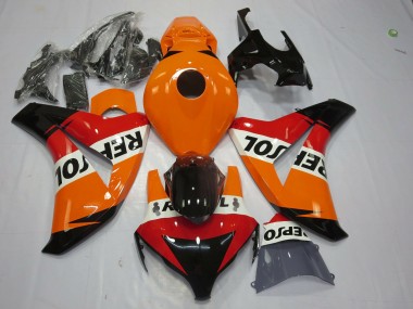 2008-2011 Orange White Red Glossy Black Repsol Honda CBR1000RR Motorcycle Fairing Canada