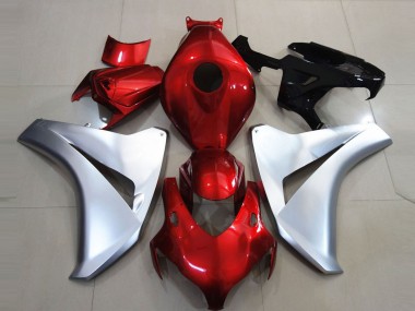 2008-2011 Silver Red Honda CBR1000RR Motorcycle Fairings Canada