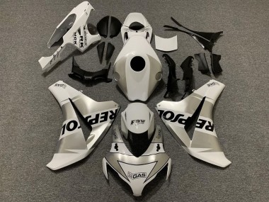 2008-2011 White Silver Black Repsol Honda CBR1000RR Motorcycle Fairings Canada