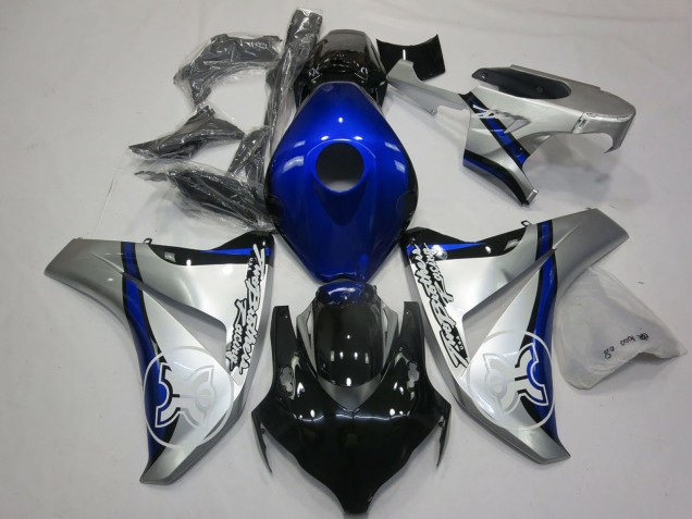 2008-2011 Silver Blue Glossy Black Honda CBR1000RR Motorcycle Fairings Canada