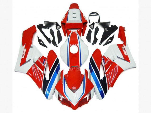 2004-2005 White Red Blue Black Motul Honda CBR1000RR Motorcycle Fairings Canada