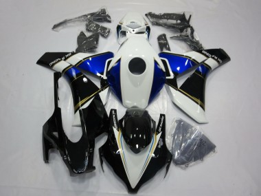 2008-2011 White Blue Gold Glossy Black Honda CBR1000RR Motorcycle Fairings Canada