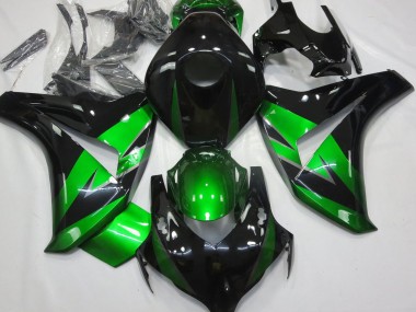 2008-2011 Green Glossy Black Honda CBR1000RR Motorcycle Fairings Canada