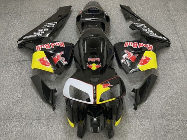 2005-2006 Black Yellow White Red Bull Honda CBR600RR Motorcycle Fairings Canada