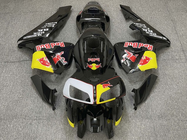 2005-2006 Black Yellow White Red Bull Honda CBR600RR Motorcycle Fairings Canada