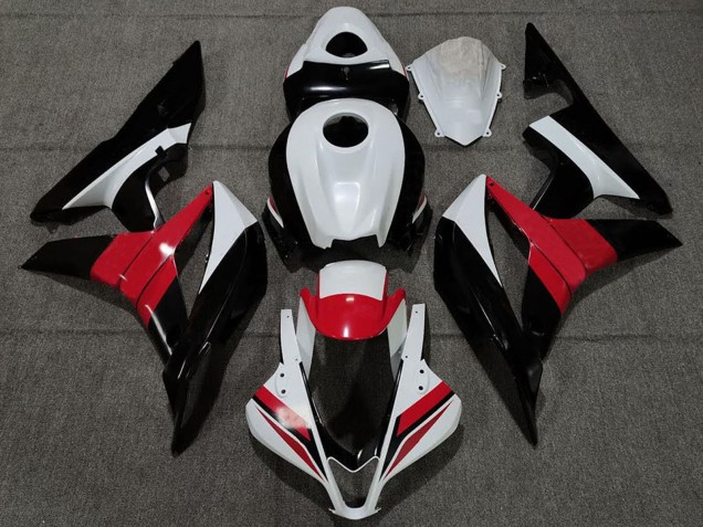 2007-2008 White Red Glossy Black Honda CBR600RR Motorcycle Fairings Canada