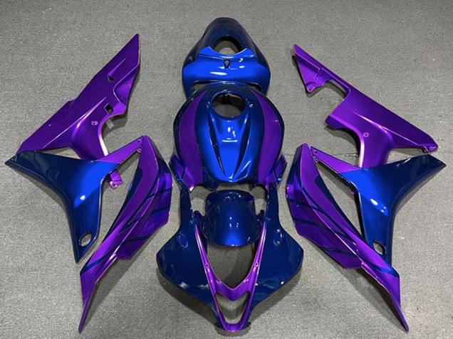2007-2008 Blue Purple Honda CBR600RR Motorcycle Fairings Canada