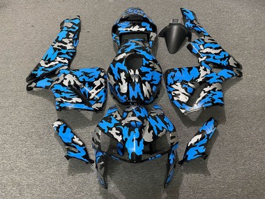 2005-2006 Camouflage Blue Honda CBR600RR Motorcycle Fairings Canada