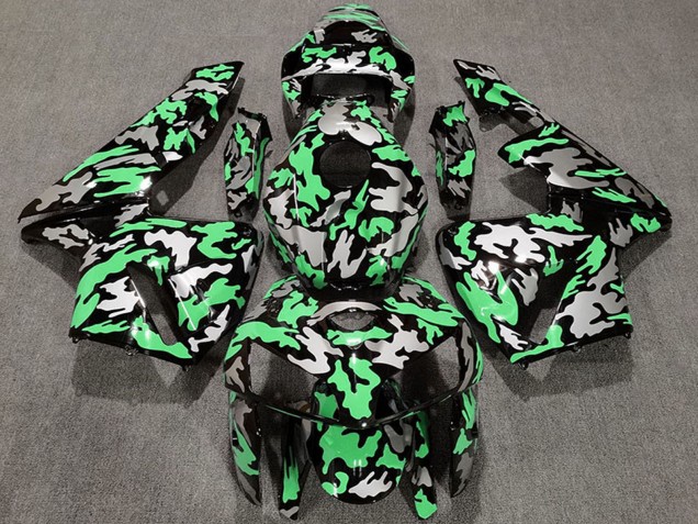 2005-2006 Camouflage Light Green Honda CBR600RR Motorcycle Fairings Canada