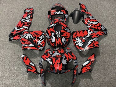 2005-2006 Camouflage Red Honda CBR600RR Motorcycle Fairings Canada