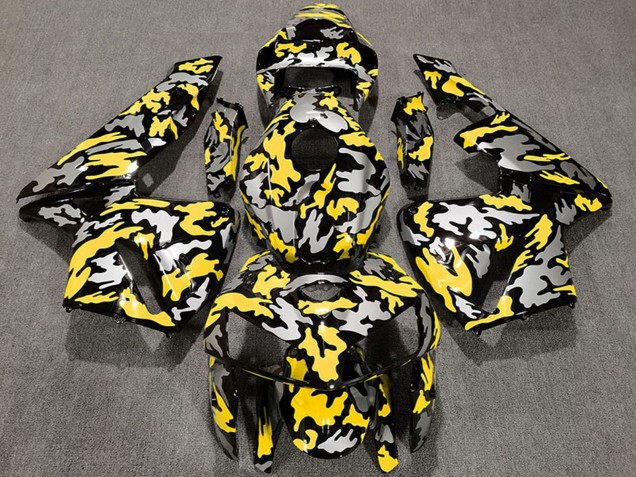 2005-2006 Camouflage Yellow Honda CBR600RR Motorcycle Fairings Canada