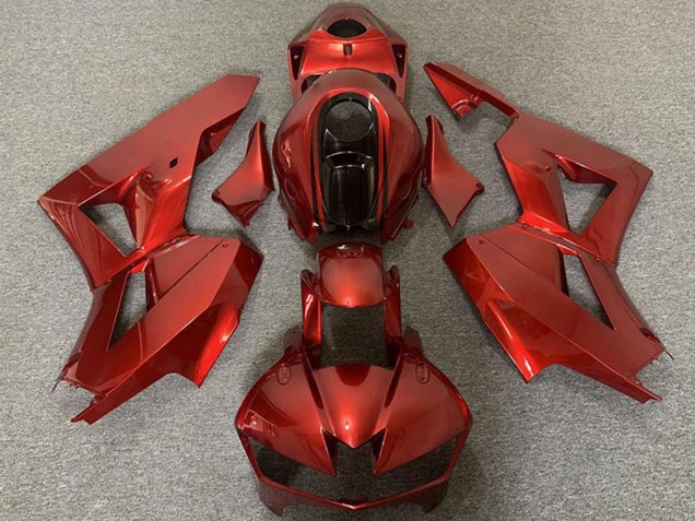 2013-2023 Candy Red and Black Honda CBR600RR Motorcycle Fairings Canada