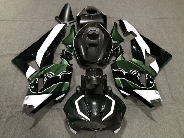 2013-2026 Black Carbon Fiber White Green Bull Honda CBR600RR Motorcycle Fairings Canada