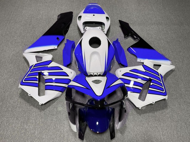 2005-2006 White Blue Wings Honda CBR600RR Motorcycle Fairings Canada