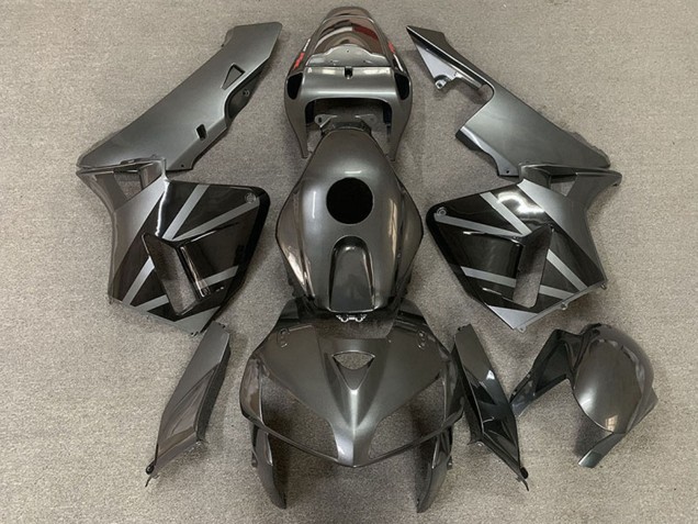 2005-2006 Dark Silver and Black Honda CBR600RR Motorcycle Fairings Canada
