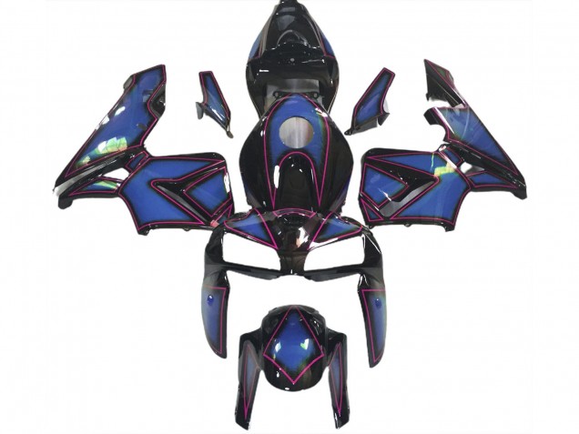 2005-2006 Deep Blue Pink Outline Honda CBR600RR Motorcycle Fairings Canada