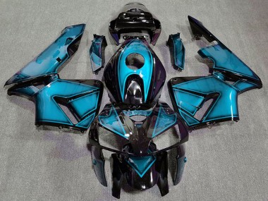 2005-2006 Deep Light Blue Honda CBR600RR Motorcycle Fairings Canada