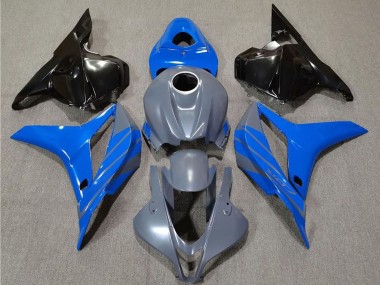 2009-2012 Grey Blue Glossy Black Honda CBR600RR Motorcycle Fairings Canada