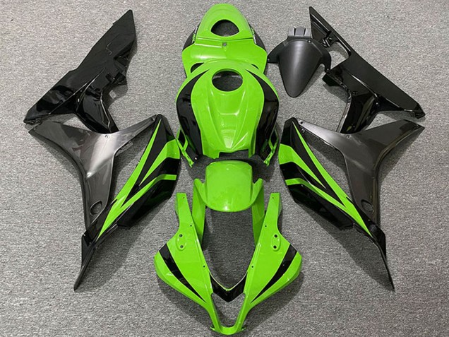 2007-2008 Green Glossy Black Grey OEM Style Honda CBR600RR Motorcycle Fairings Canada