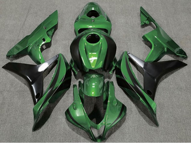 2007-2008 Green Glossy Black OEM Style Honda CBR600RR Motorcycle Fairings Canada