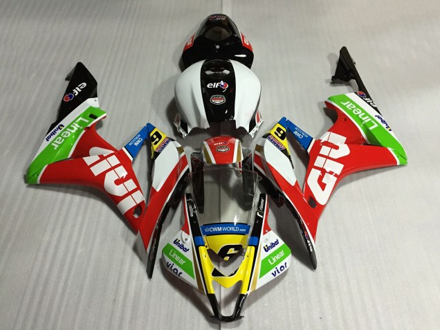 2007-2008 White Red Green Yellow Glossy Black Givi 6 Honda CBR600RR Motorcycle Fairings Canada