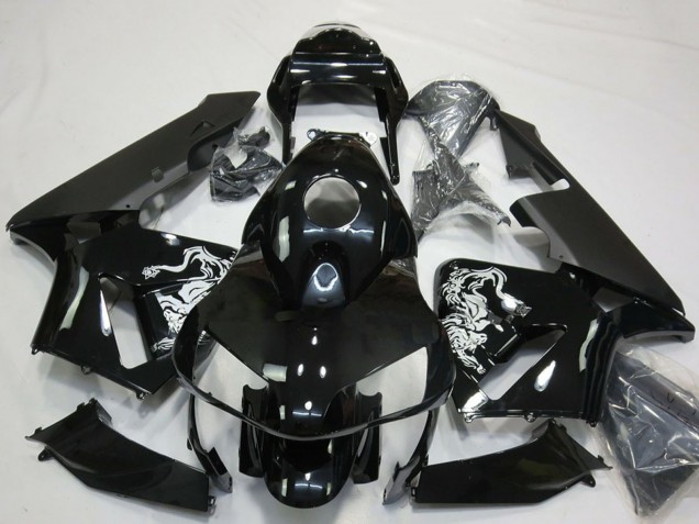 2003-2004 Glossy Black Special Design Honda CBR600RR Motorcycle Fairings Canada