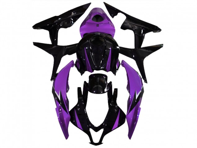 2007-2008 Purple Glossy Black Honda CBR600RR Motorcycle Fairings Canada
