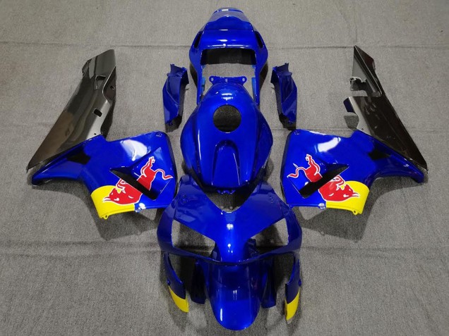 2003-2004 Blue Yellow Glossy Black Red Bull Honda CBR600RR Motorcycle Fairings Canada