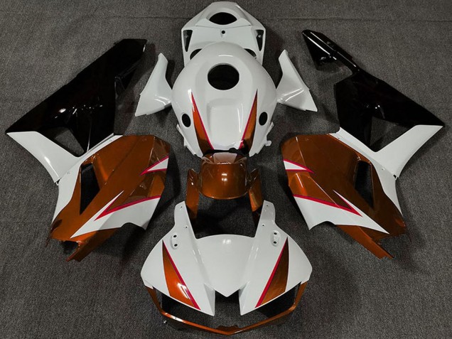 2013-2026 White Dark Orange Glossy Black Honda CBR600RR Motorcycle Fairings Canada