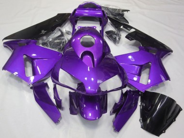 2003-2004 Purple Glossy Black Honda CBR600RR Motorcycle Fairing Canada