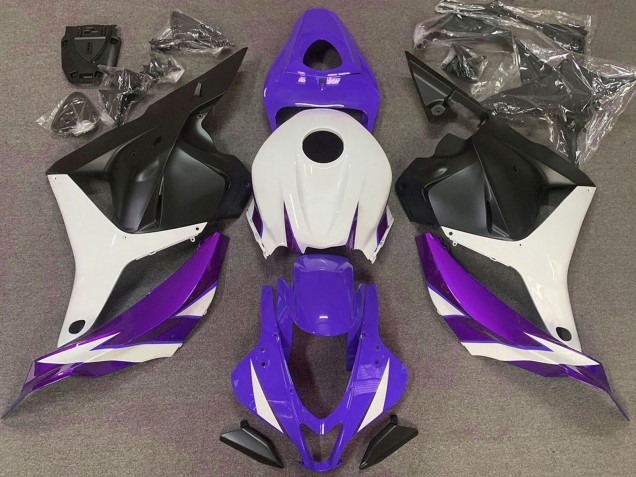 2009-2012 White Light Purple Blue Matte Black Honda CBR600RR Motorcycle Fairings Canada