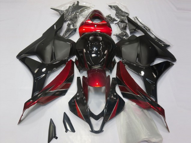 2009-2012 Red Glossy Black Matte Black Honda CBR600RR Motorcycle Fairings Canada