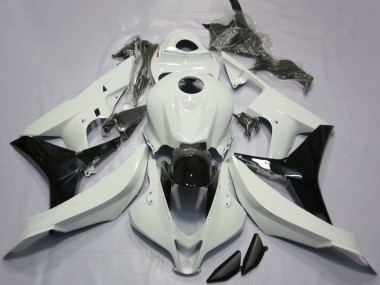 2007-2008 White Glossy Black Honda CBR600RR Motorcycle Fairings Canada