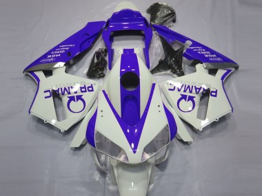 2003-2004 White Blue Pramac Honda CBR600RR Motorcycle Fairings Canada
