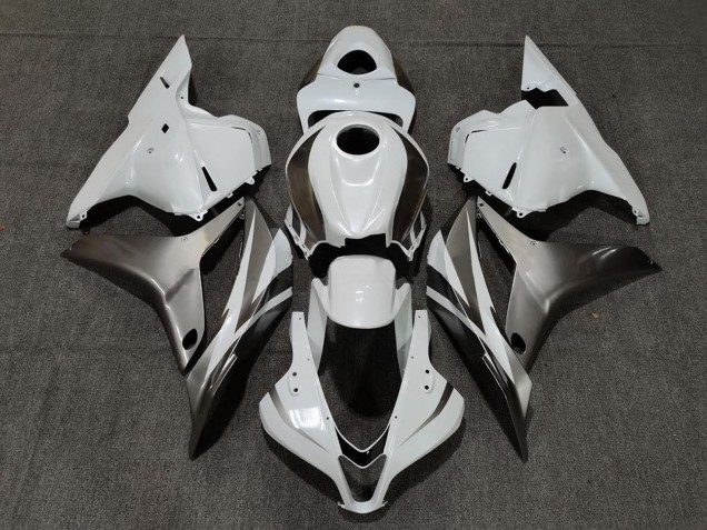 2009-2012 White Silver Glossy Black Honda CBR600RR Motorcycle Fairings Canada