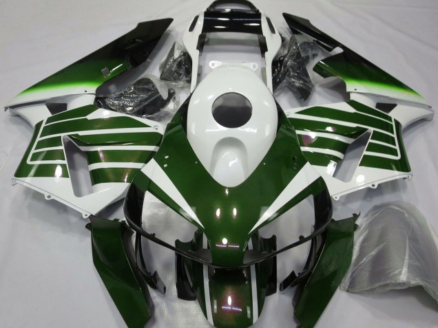 2003-2004 White Green Fade Honda CBR600RR Motorcycle Fairings Canada