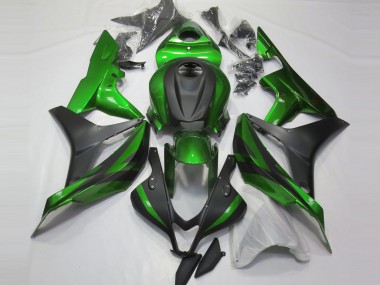 2007-2008 Green Matte Black Honda CBR600RR Motorcycle Fairings Canada