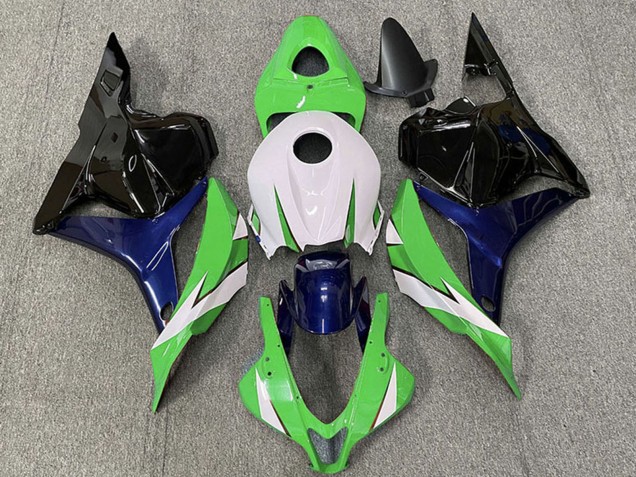 2009-2012 White Green Blue Glossy Black Honda CBR600RR Motorcycle Fairings Canada