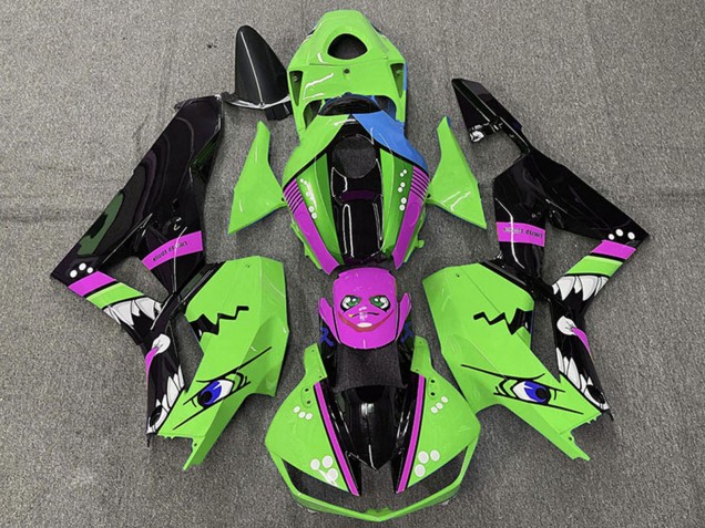 2013-2023 Green Blue Purple Glossy Black Shark Honda CBR600RR Motorcycle Fairings Canada