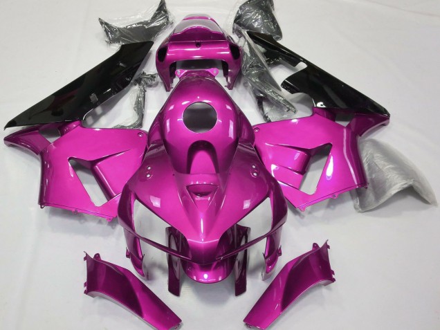 2005-2006 Hot Pink Black CBR Style Honda CBR600RR Motorcycle Fairings Canada