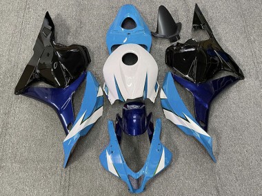 2009-2012 White Blue Glossy Black Honda CBR600RR Motorcycle Fairing Canada