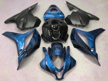 2009-2012 Blue Glossy Black Matte Black Honda CBR600RR Motorcycle Fairings Canada