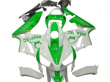 2005-2006 White Light Green Pramac Honda CBR600RR Motorcycle Fairings Canada